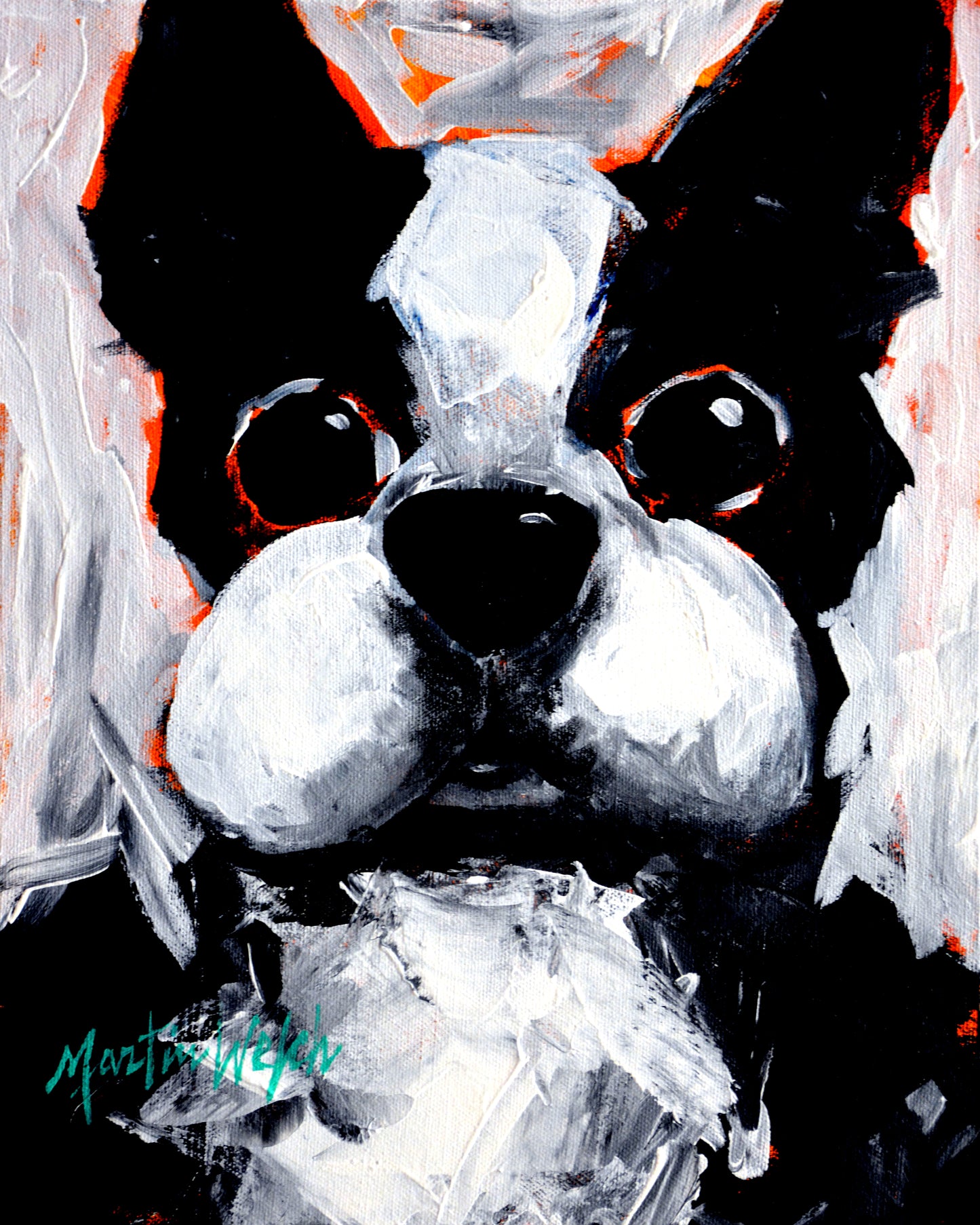 Buster - Boston Terrier - 11"x14" Print