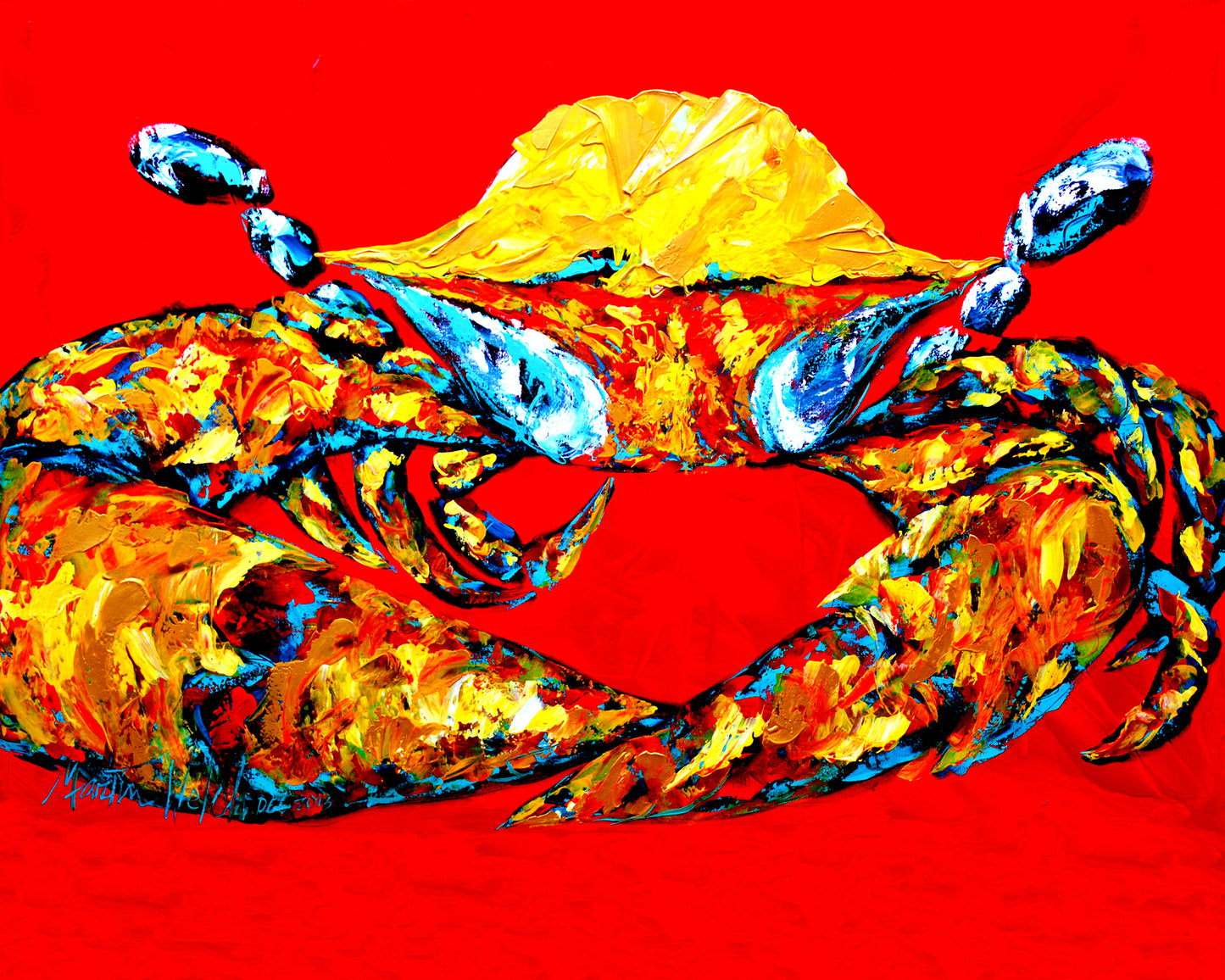 Fat and Sassy - Crab - 11"x14" Print