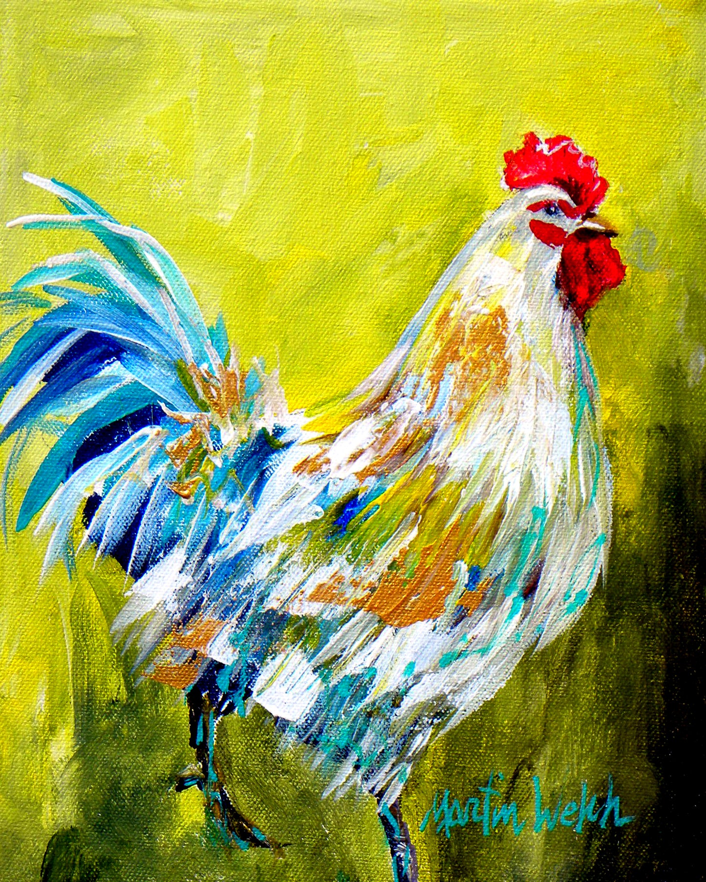 High Step - Chicken - 11"x14" Print
