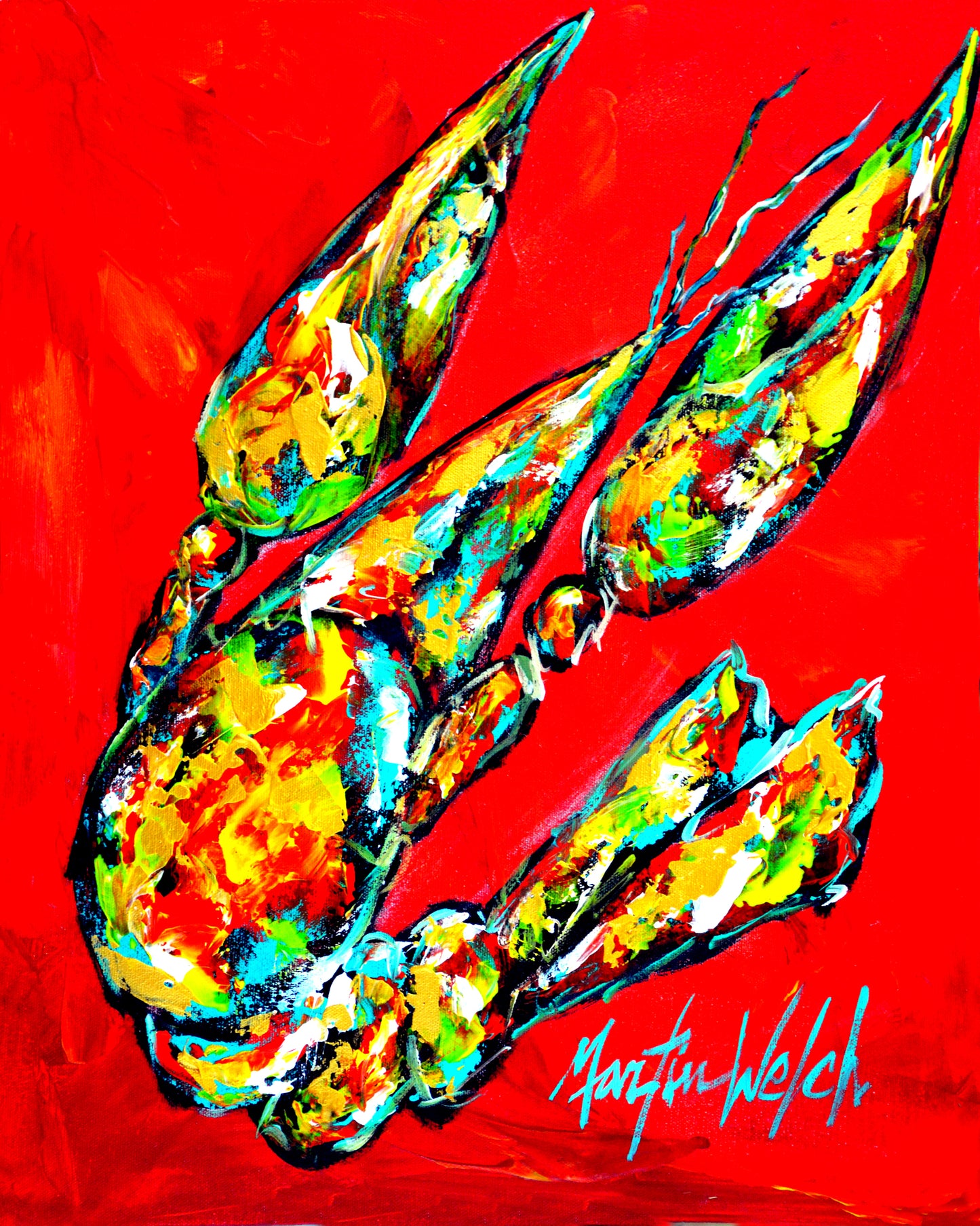 Hot Head - Crawfish - 11"x14" Print