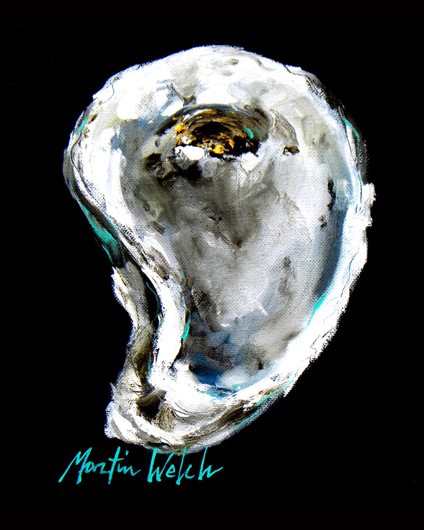 Lucky Oyster - Oyster Shell - 11"x14" Print