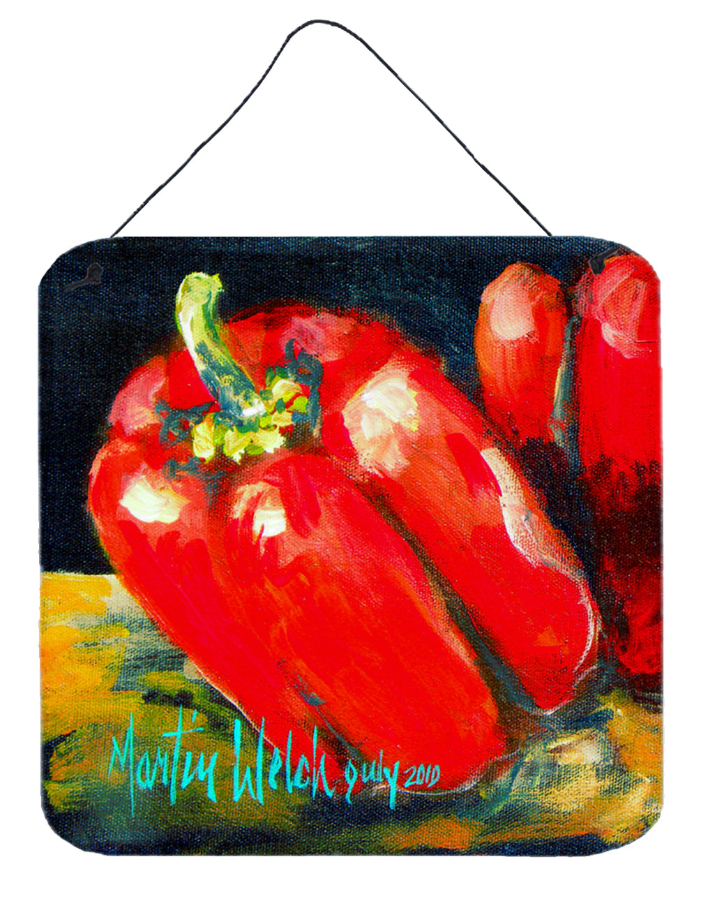 Buy this Vegetables - Bell Pepper Two Bells Wall or Door Hanging Prints