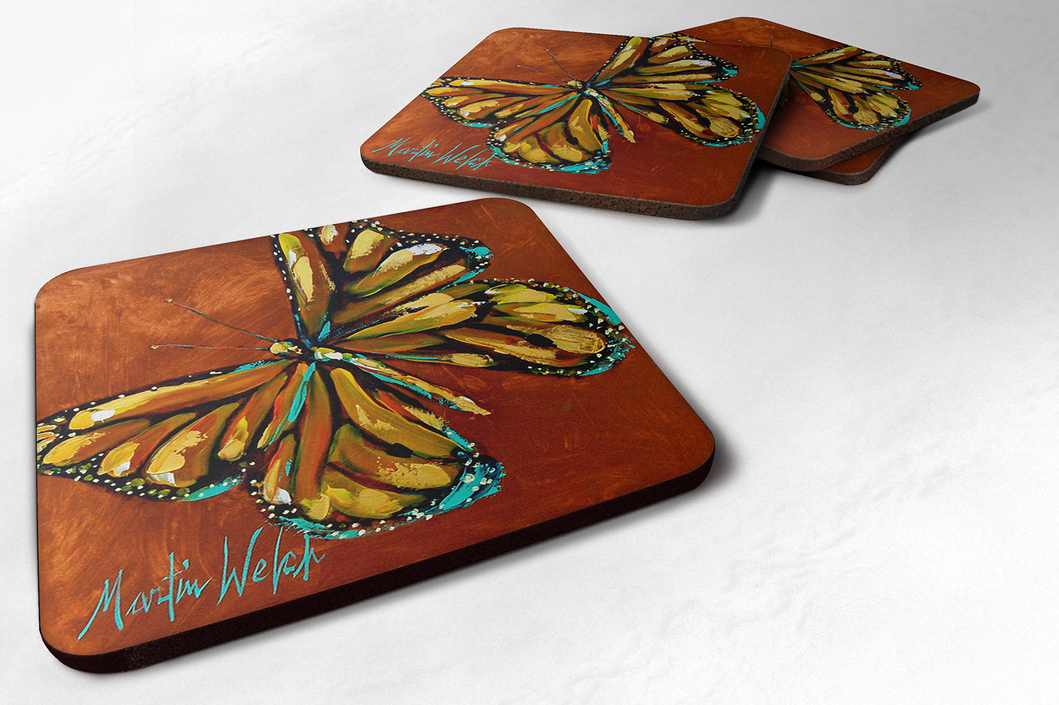 Buy this Insect - Butterly Butterfy Foam Coaster Set of 4