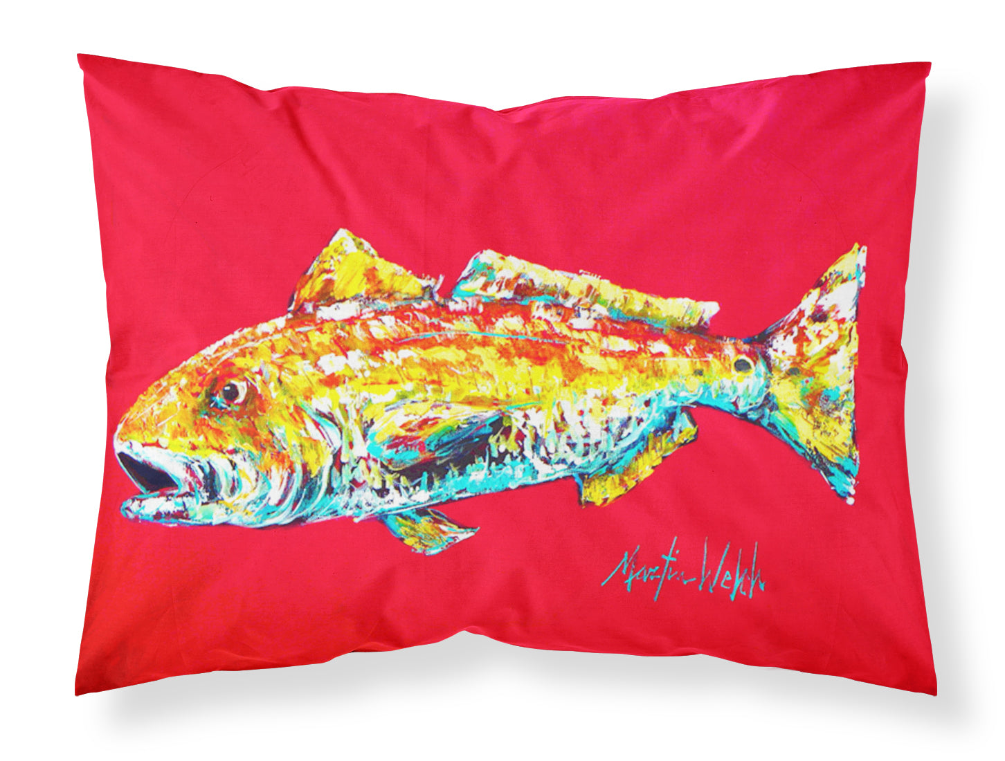 Buy this Fish - Red Fish Alphonzo Fabric Standard Pillowcase