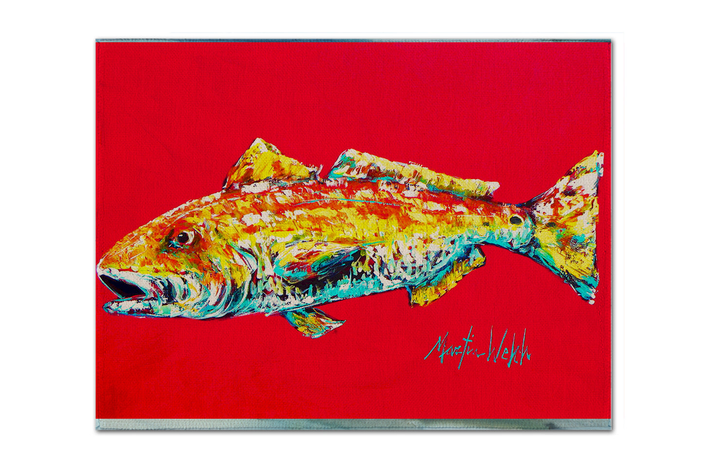 Buy this Fish - Red Fish Alphonzo Fabric Placemat