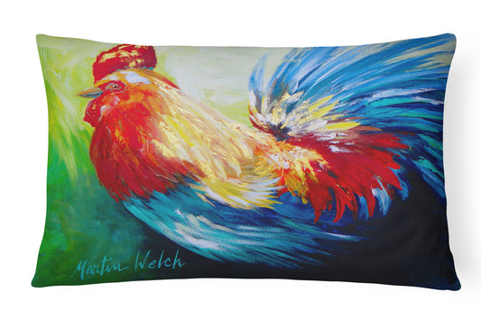 Buy this Bird - Rooster Chief Big Feathers Canvas Fabric Decorative Pillow