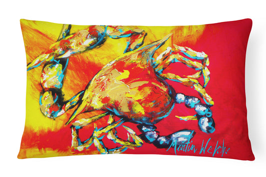 Buy this Crab Hot Dang Canvas Fabric Decorative Pillow