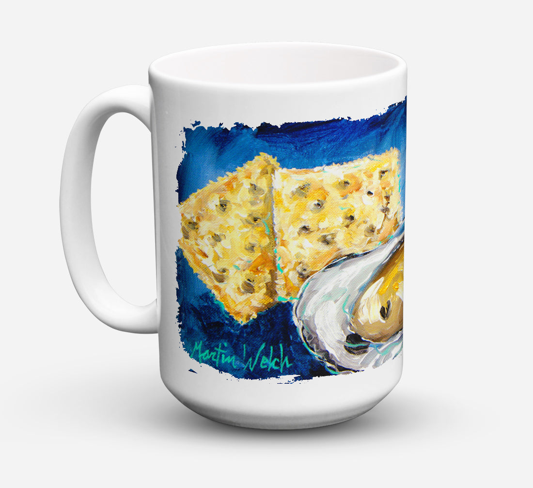 Buy this Oysters Two Crackers Coffee Mug 15 oz