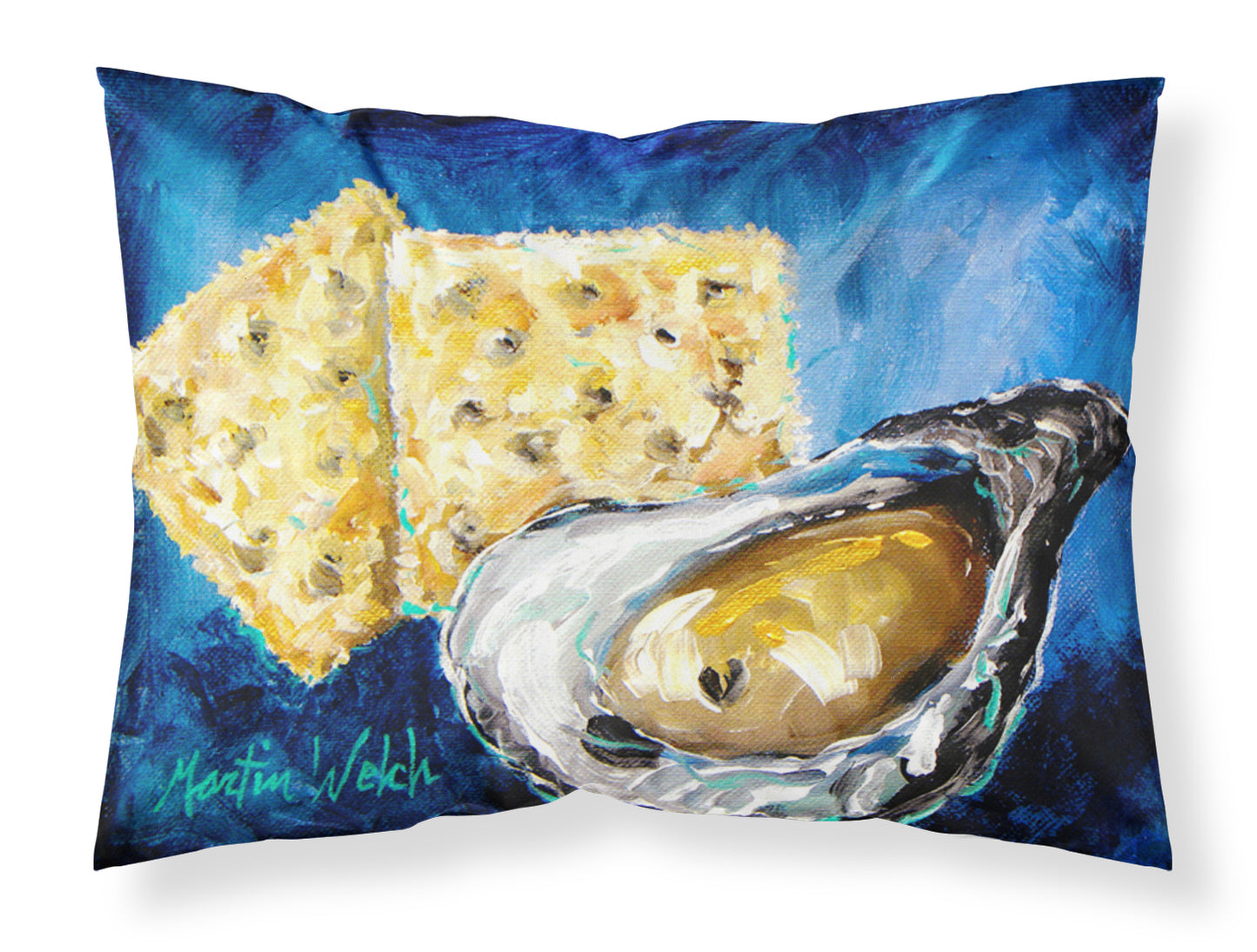 Buy this Oysters Two Crackers Fabric Standard Pillowcase