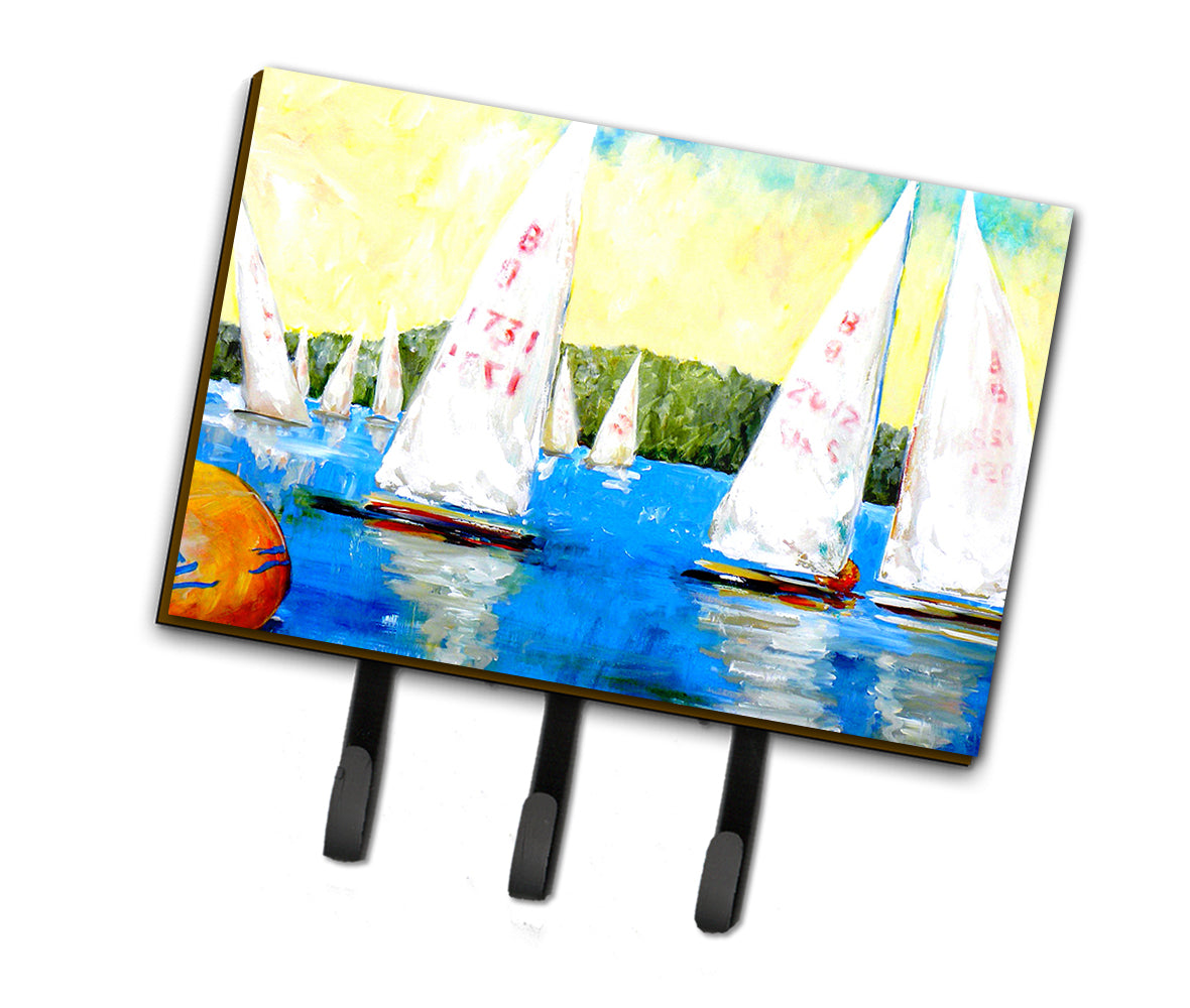Buy this Sailboats Round the Mark Leash or Key Holder
