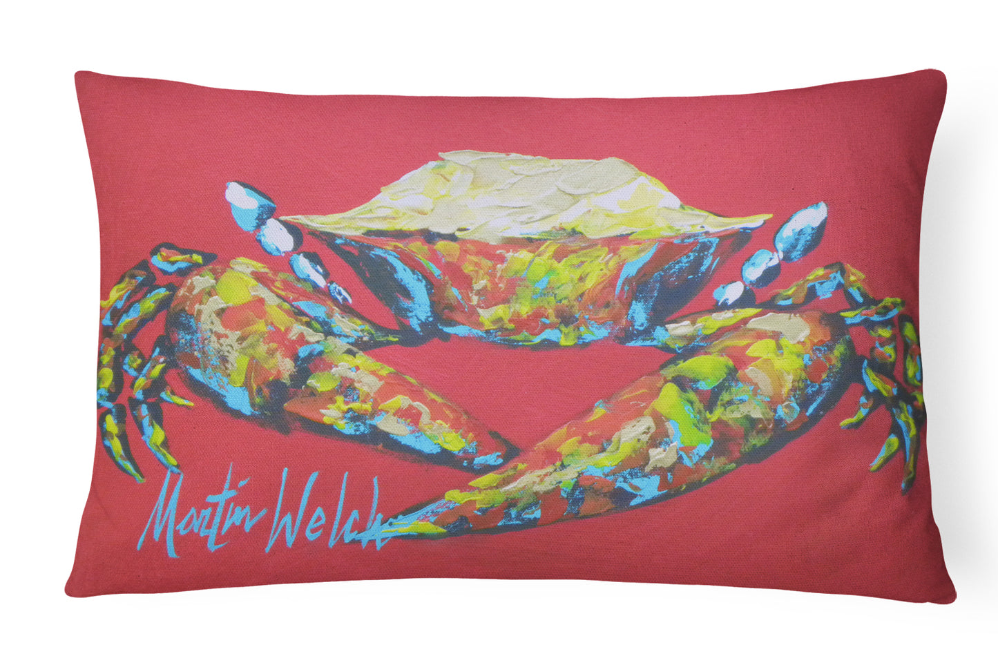 Buy this Crab Seafood One Canvas Fabric Decorative Pillow