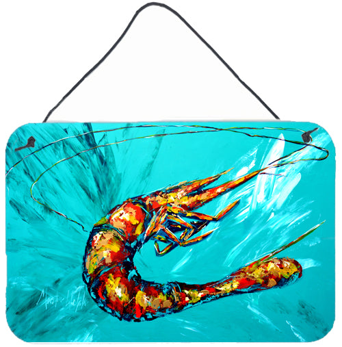 Buy this Shrimp Teal Shrimp Wall or Door Hanging Prints