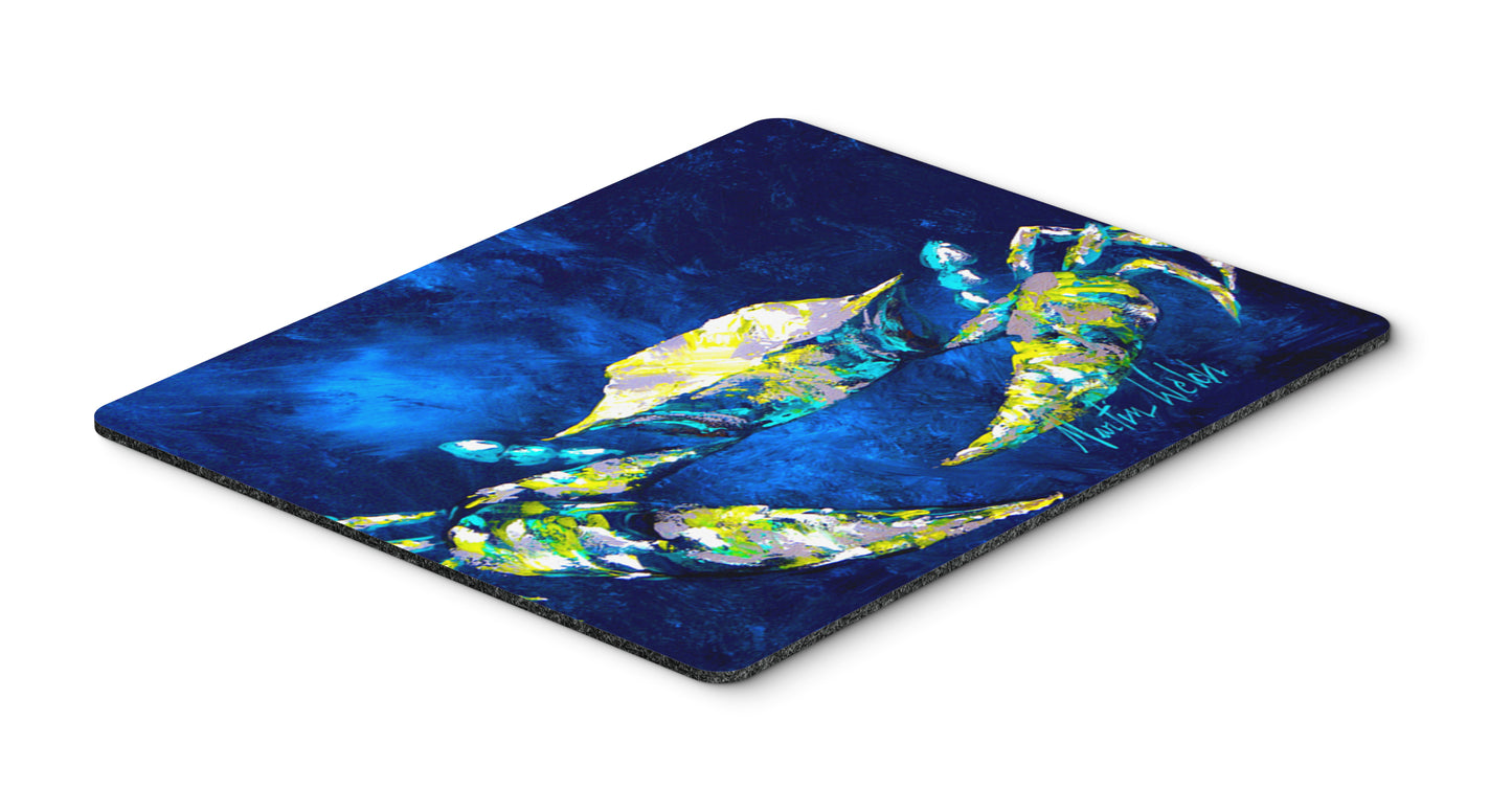 Buy this Crab Blue Mouse Pad, Hot Pad or Trivet