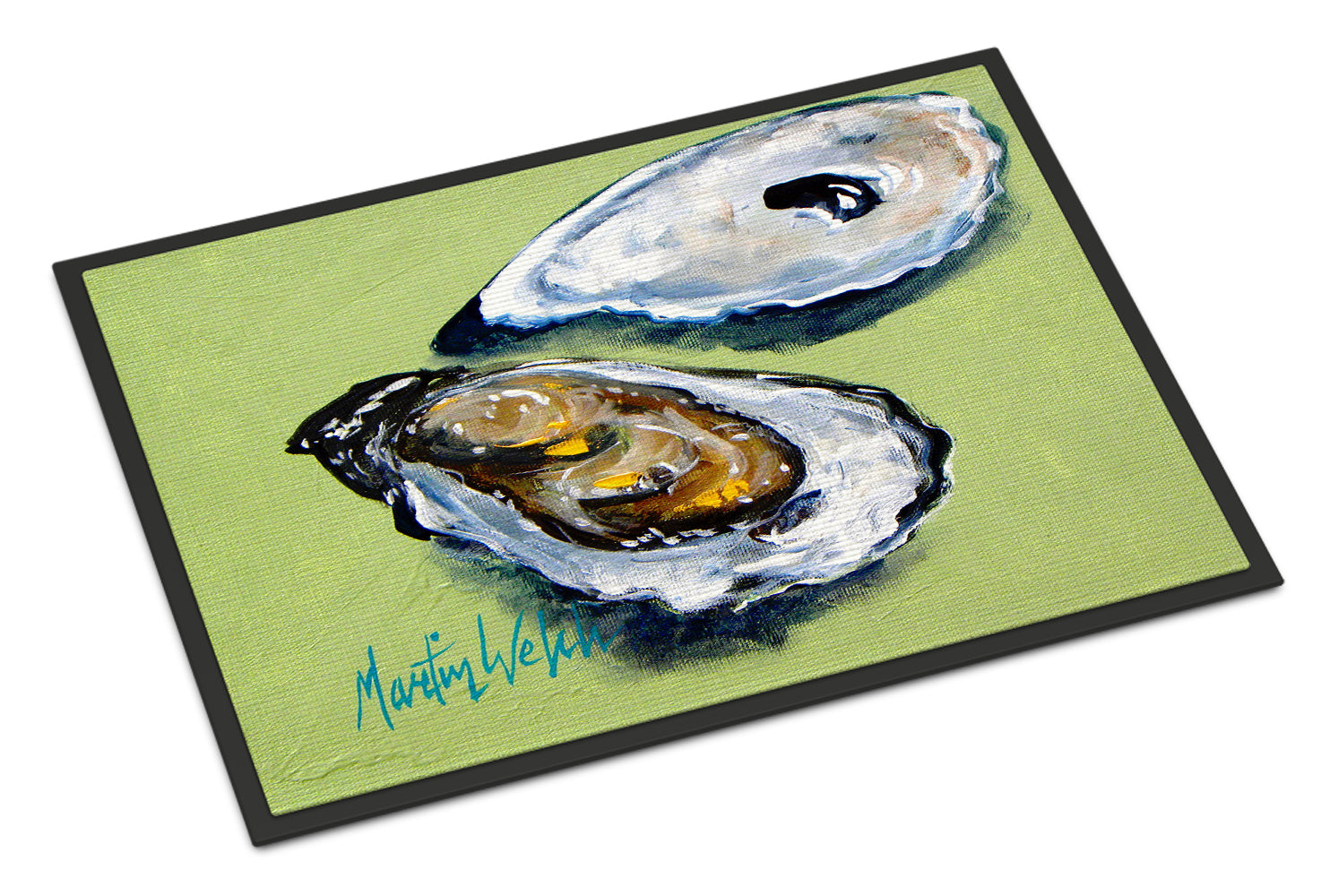 Buy this Oysters Two Shells Indoor or Outdoor Mat 24x36