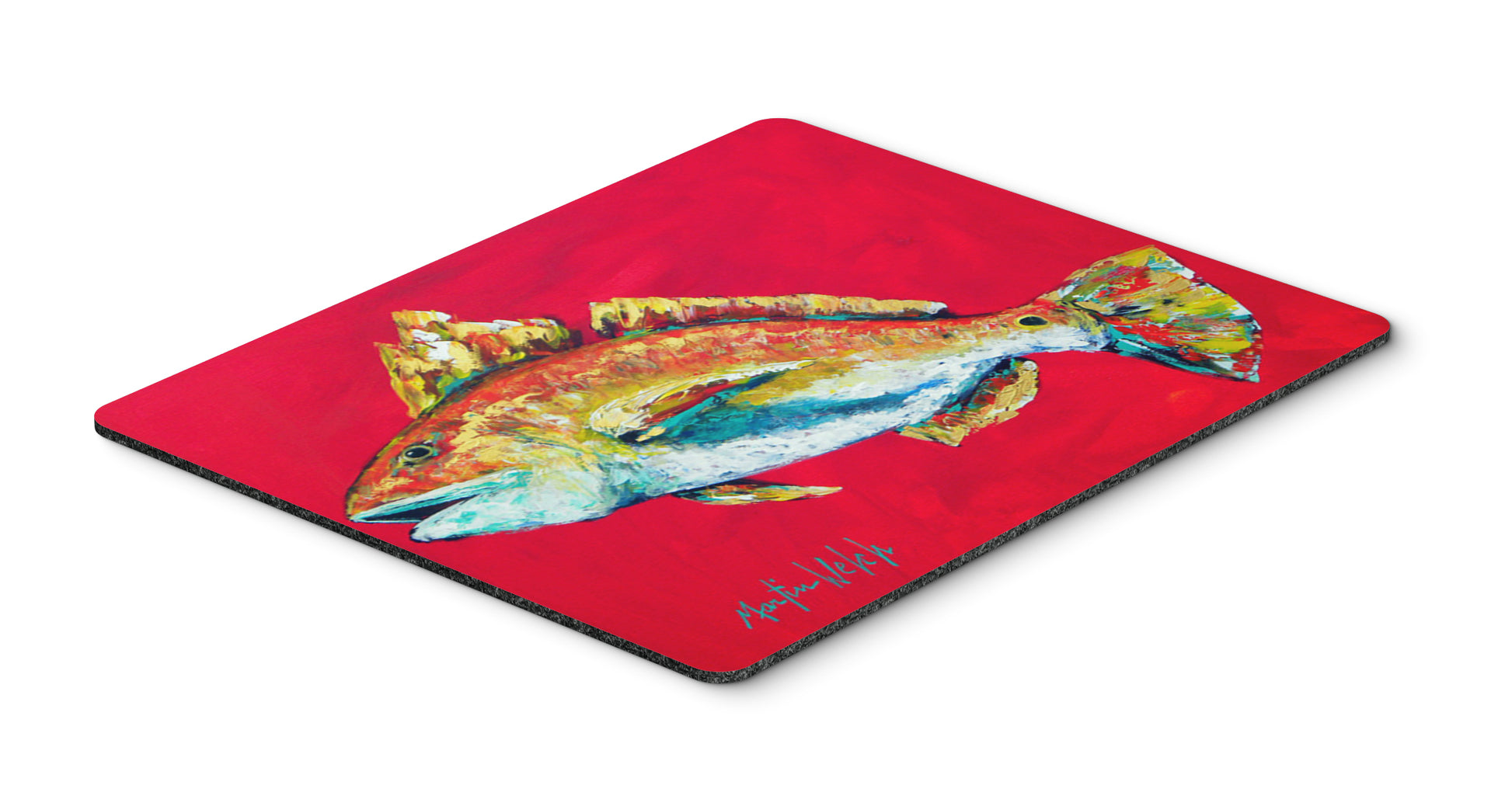 Buy this Fish - Red Fish Woo Hoo Mouse Pad, Hot Pad or Trivet