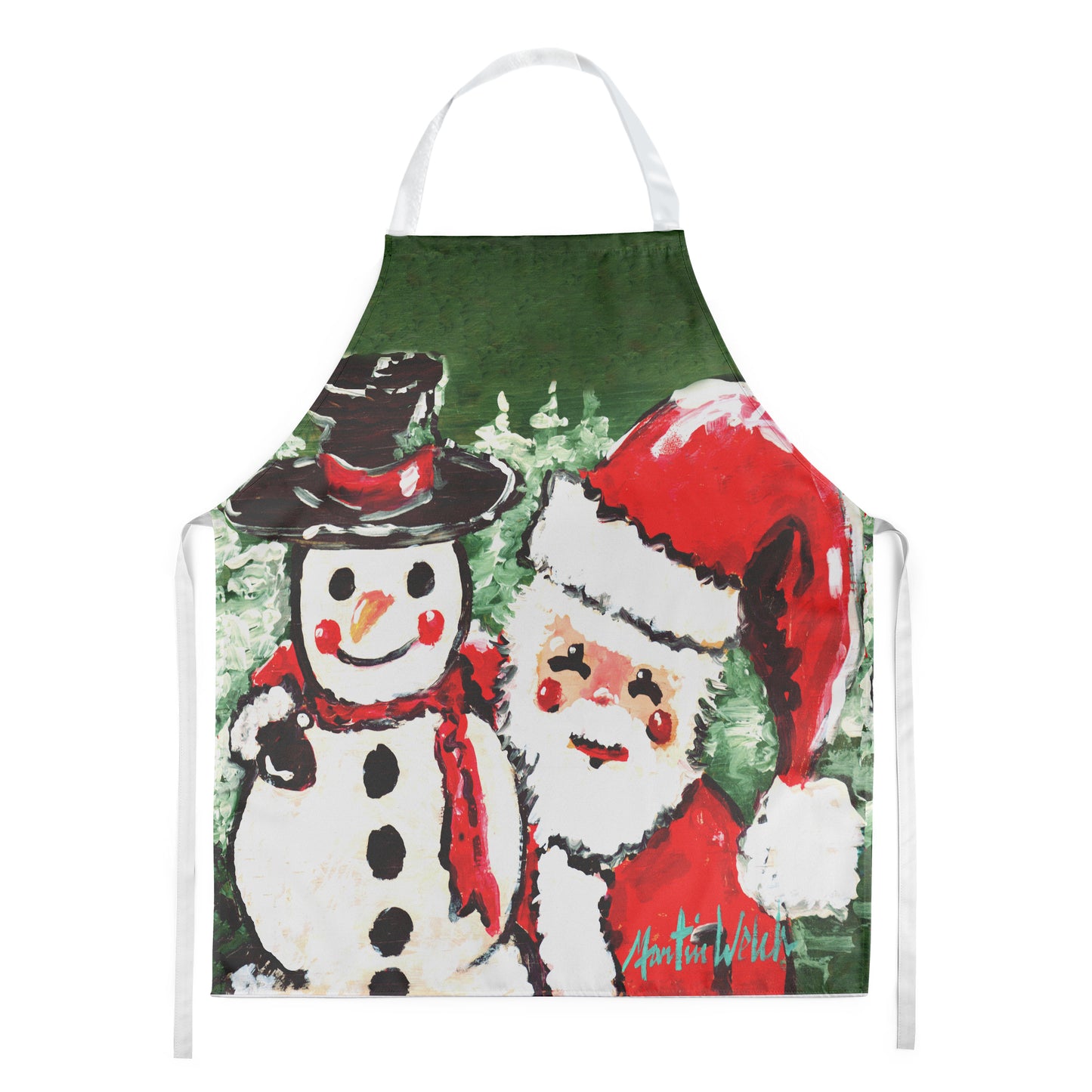 Buy this Friends Santa Claus and Snowman Apron