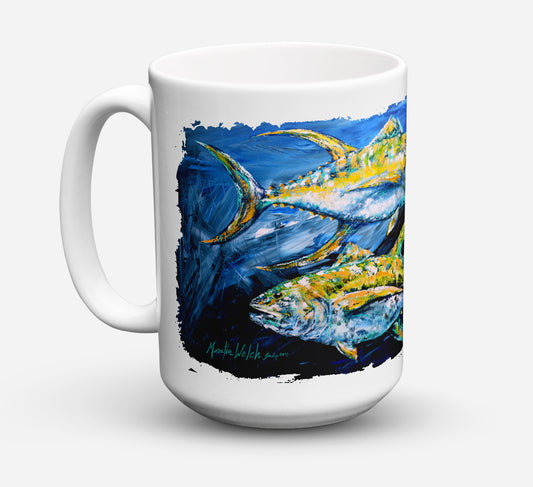 Buy this Fish - Tuna Tuna Blue Coffee Mug 15 oz