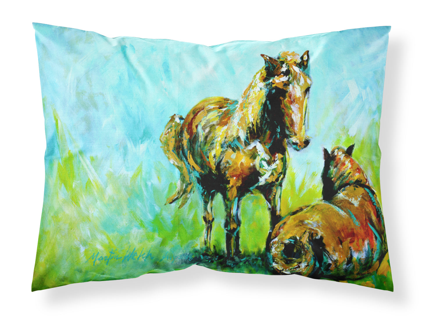 Buy this Horse Grazin Fabric Standard Pillowcase