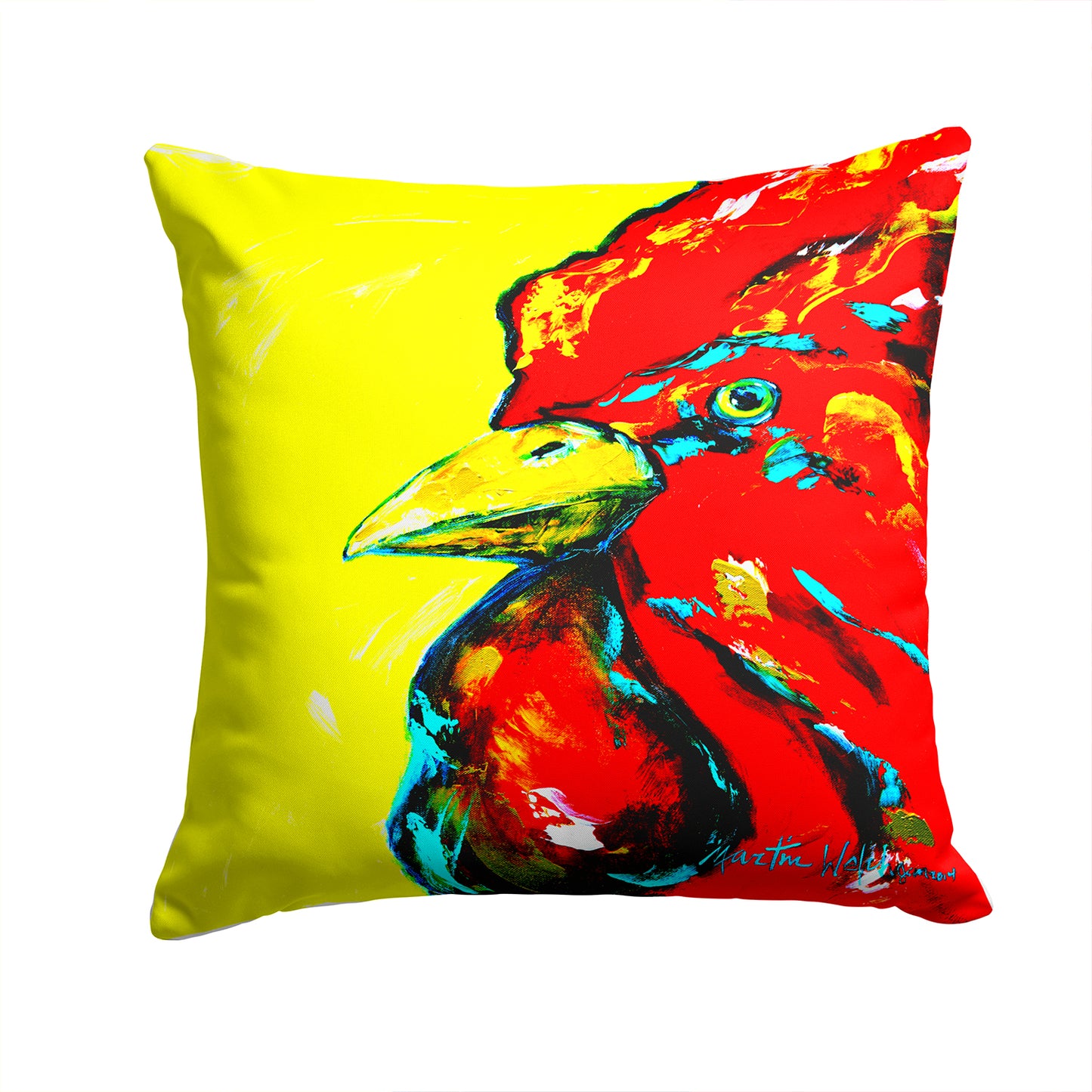 Buy this Rooster Big Head Fabric Decorative Pillow