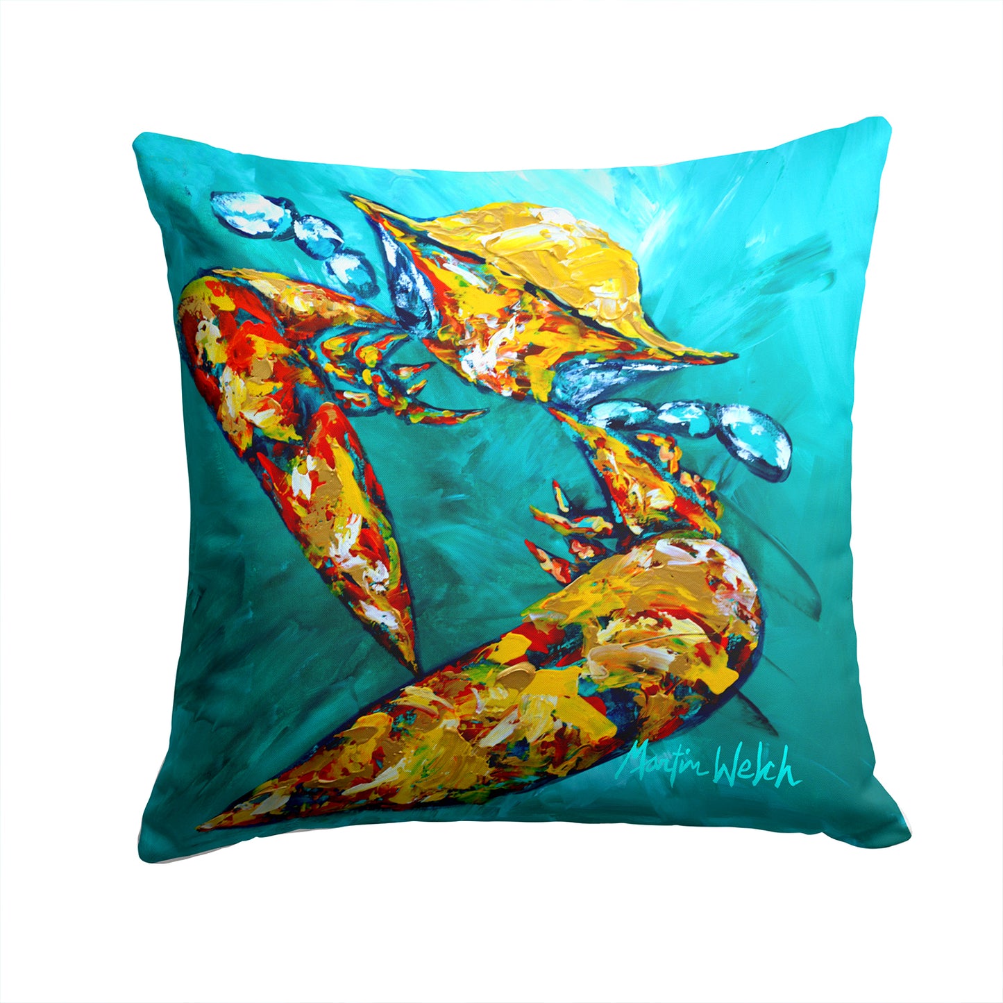 Buy this Crab Beam of Light Fabric Decorative Pillow