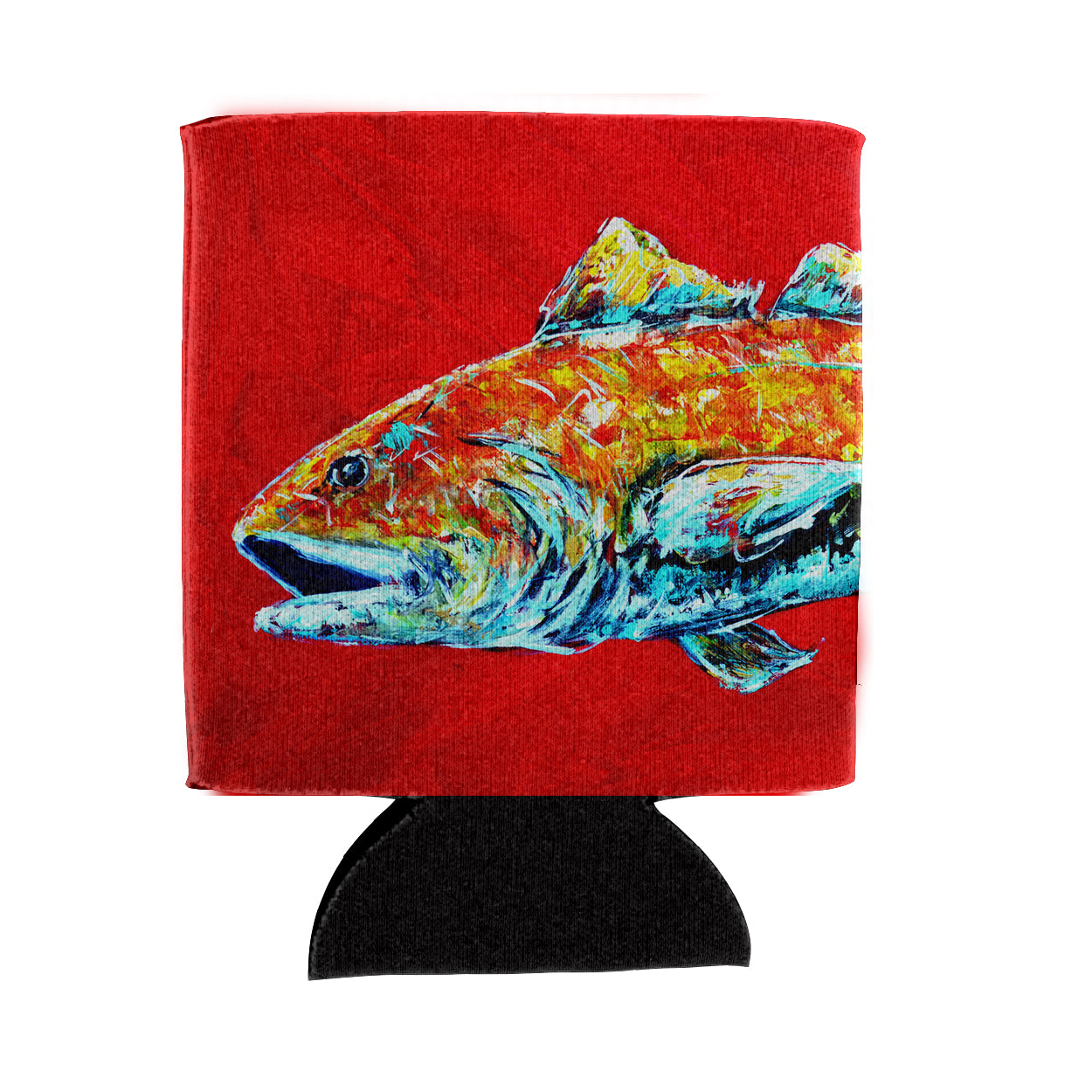 Buy this Red Fish Alphonzo Head Can or Bottle Hugger