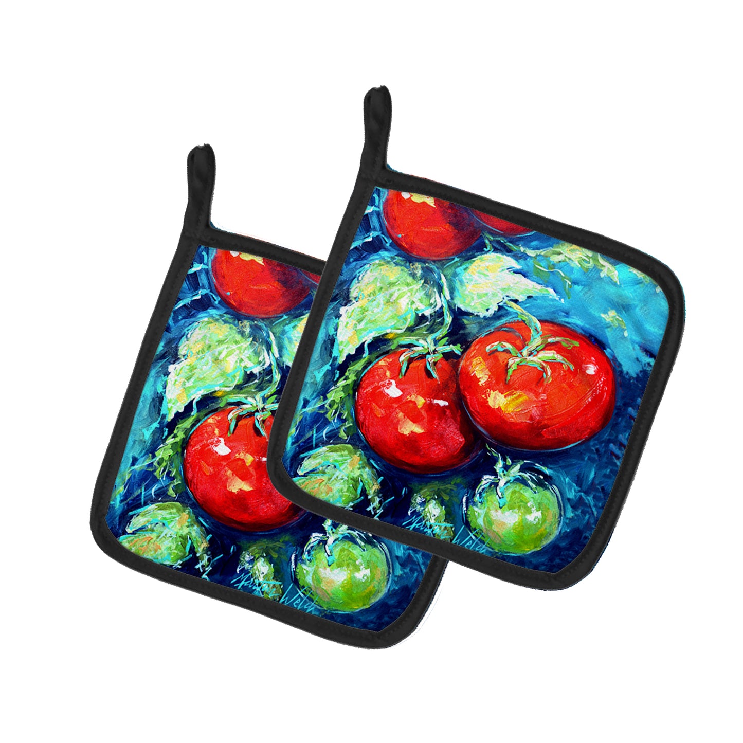 Buy this Vegetables - Tomatoes on the vine Pair of Pot Holders
