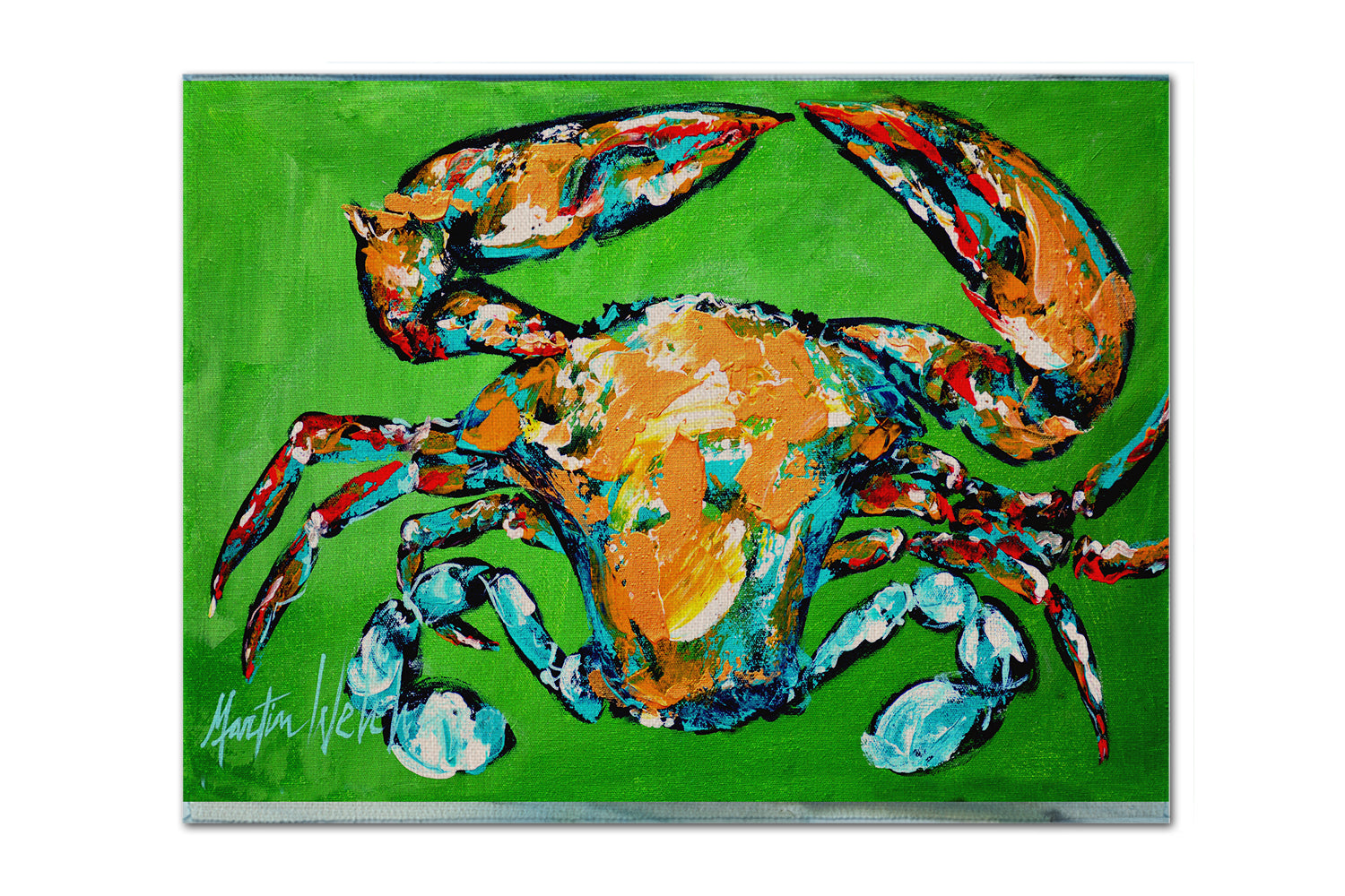Buy this Wide Load Crab Fabric Placemat