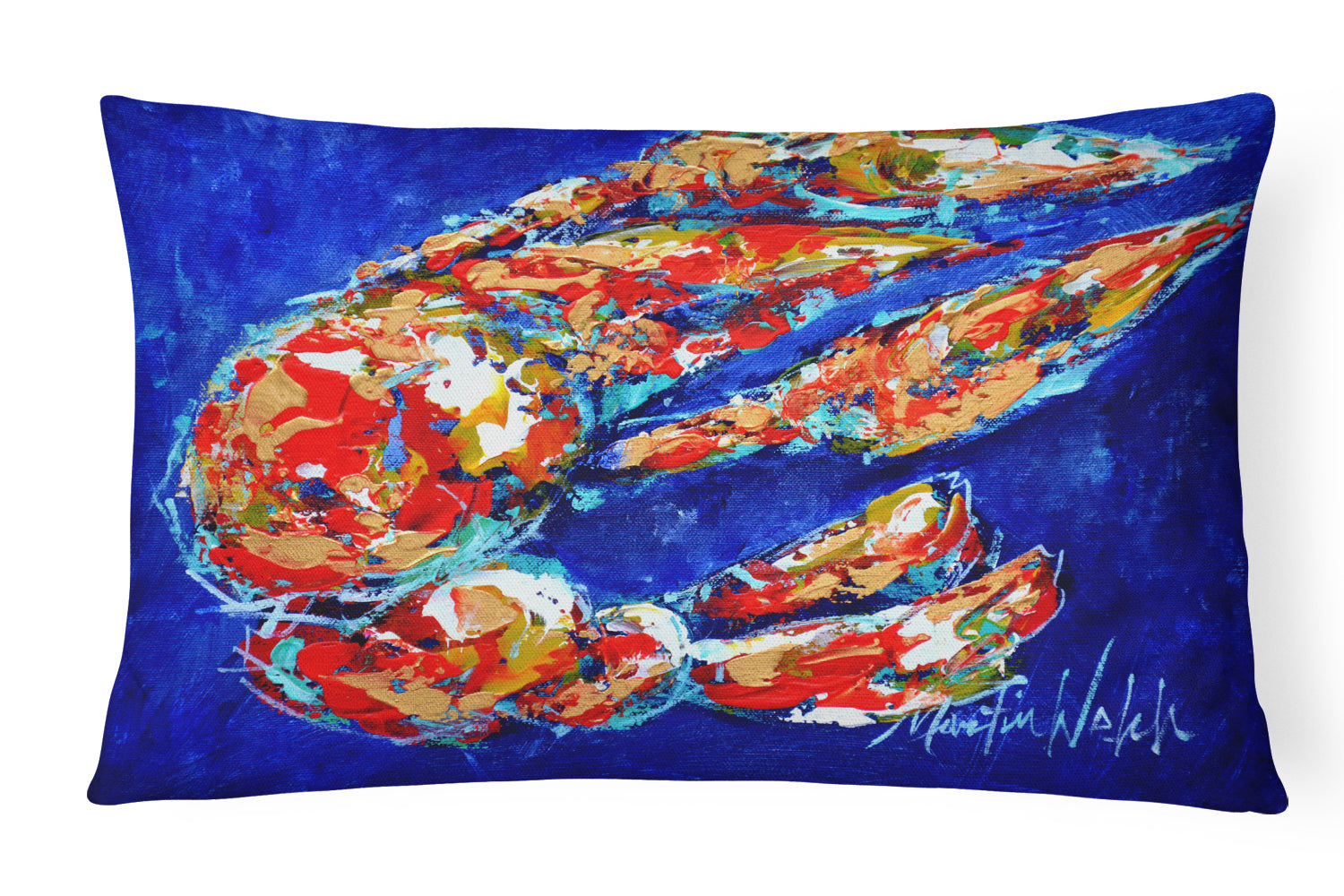 Buy this Craw Momma Crawfish Canvas Fabric Decorative Pillow