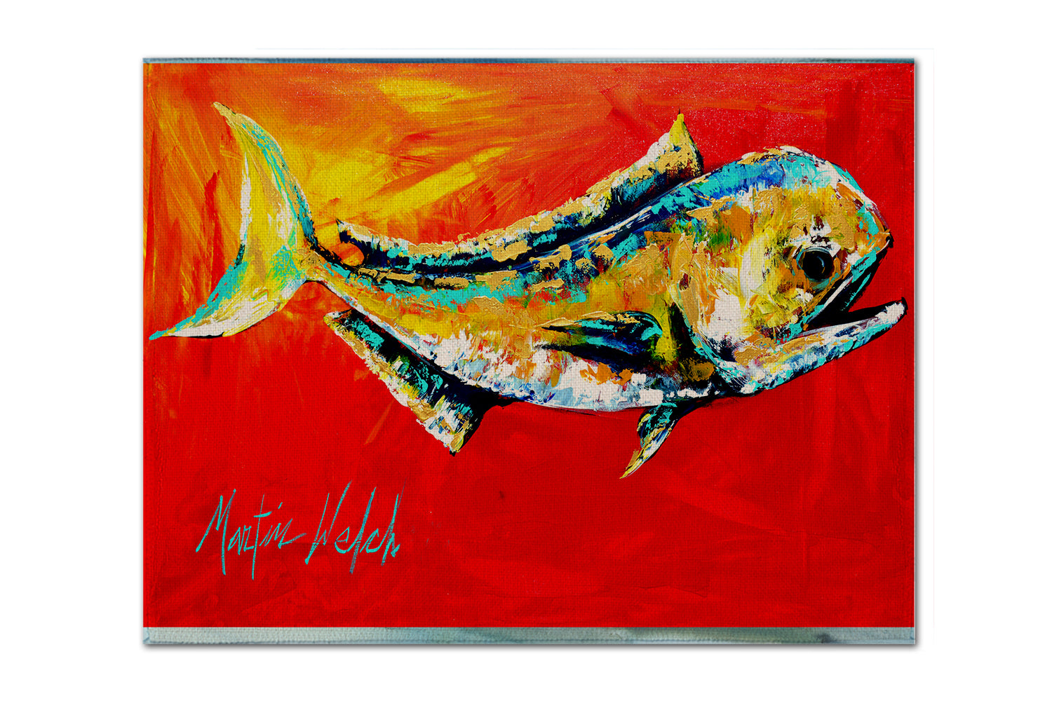 Buy this Danny Dolphin Fish Fabric Placemat