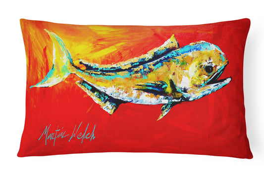 Buy this Danny Dolphin Fish Canvas Fabric Decorative Pillow