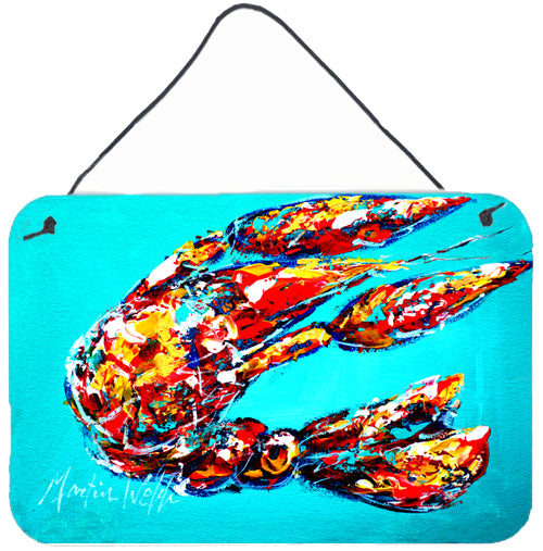 Buy this Lucy the Crawfish in blue Wall or Door Hanging Prints