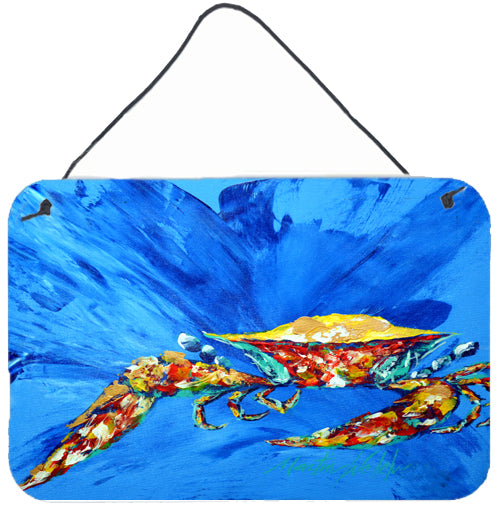 Buy this Big Spash Crab in blue Wall or Door Hanging Prints