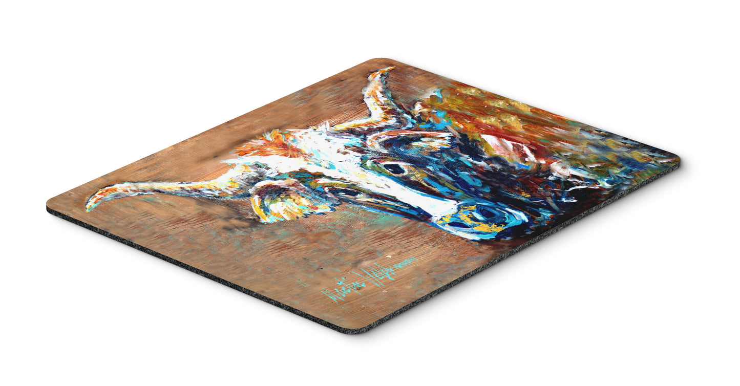 Buy this On the Loose Brown Cow Mouse Pad, Hot Pad or Trivet