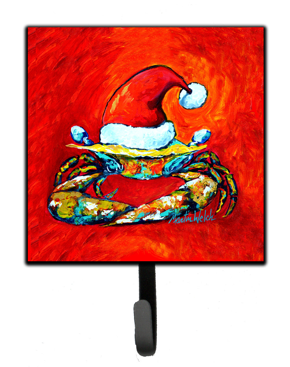 Buy this Crab in Santa Hat Santa Claws Leash or Key Holder