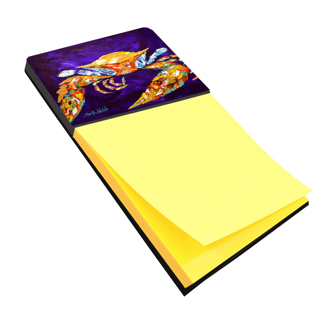 Buy this The Right Stuff Crab in Purple Sticky Note Holder