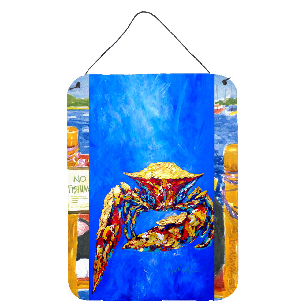Buy this Blue Crab on Blue Sr. Wall or Door Hanging Prints