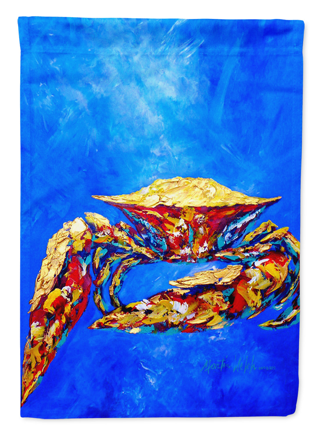 Buy this Blue Crab on Blue Sr. Flag Garden Size