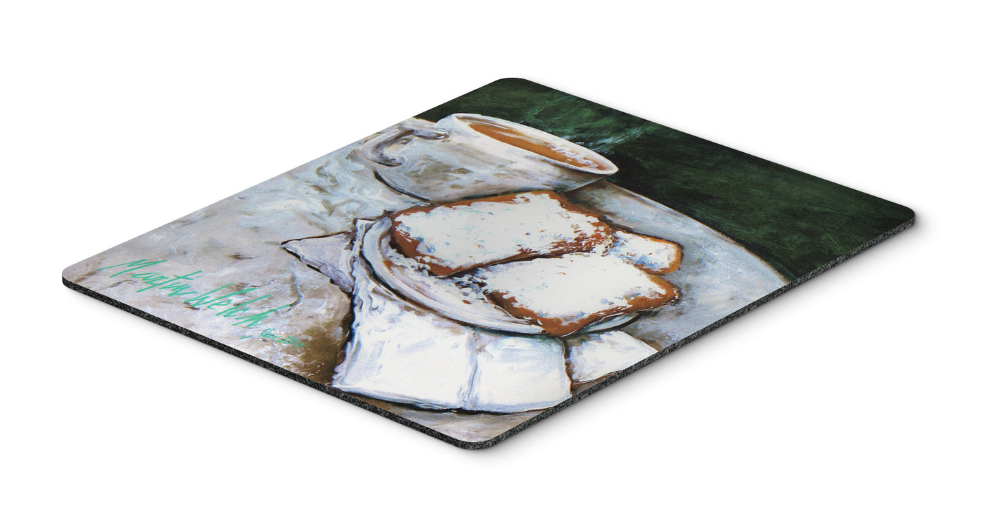 Buy this Beignets Breakfast Delight Mouse Pad, Hot Pad or Trivet