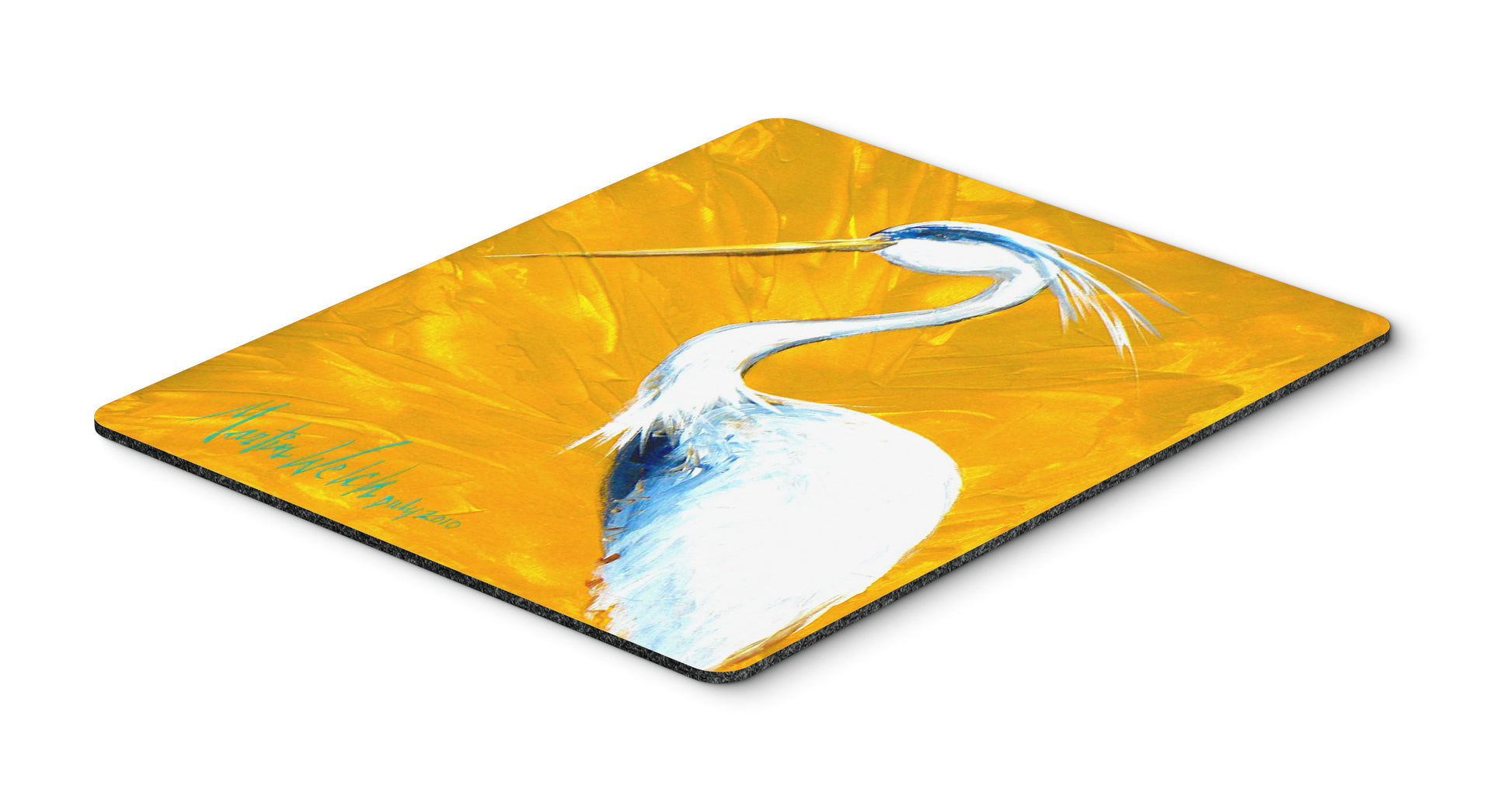 Buy this Col Mustard the Egret Mouse Pad, Hot Pad or Trivet
