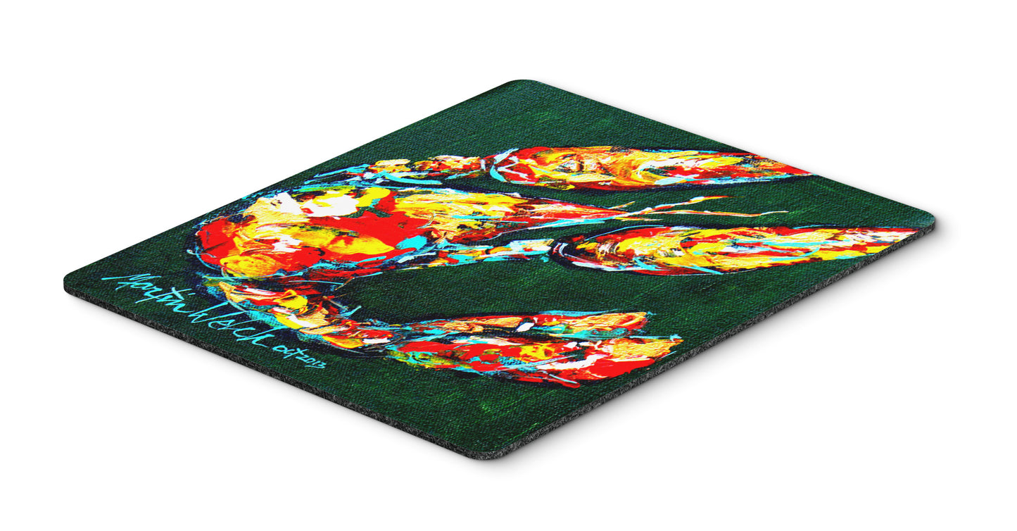 Buy this Craw Baby on Green Crawfish Mouse Pad, Hot Pad or Trivet