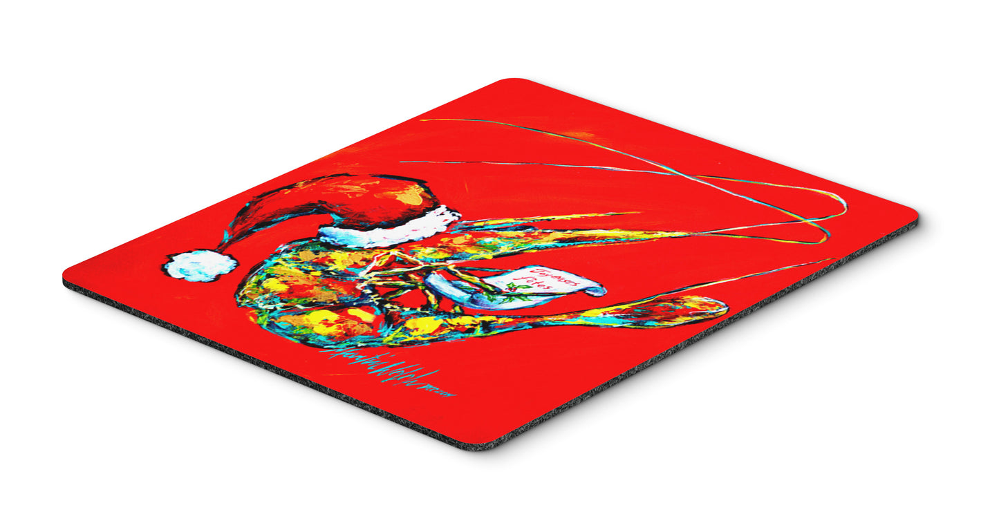 Buy this Happy Holidays Shrimp Mouse Pad, Hot Pad or Trivet