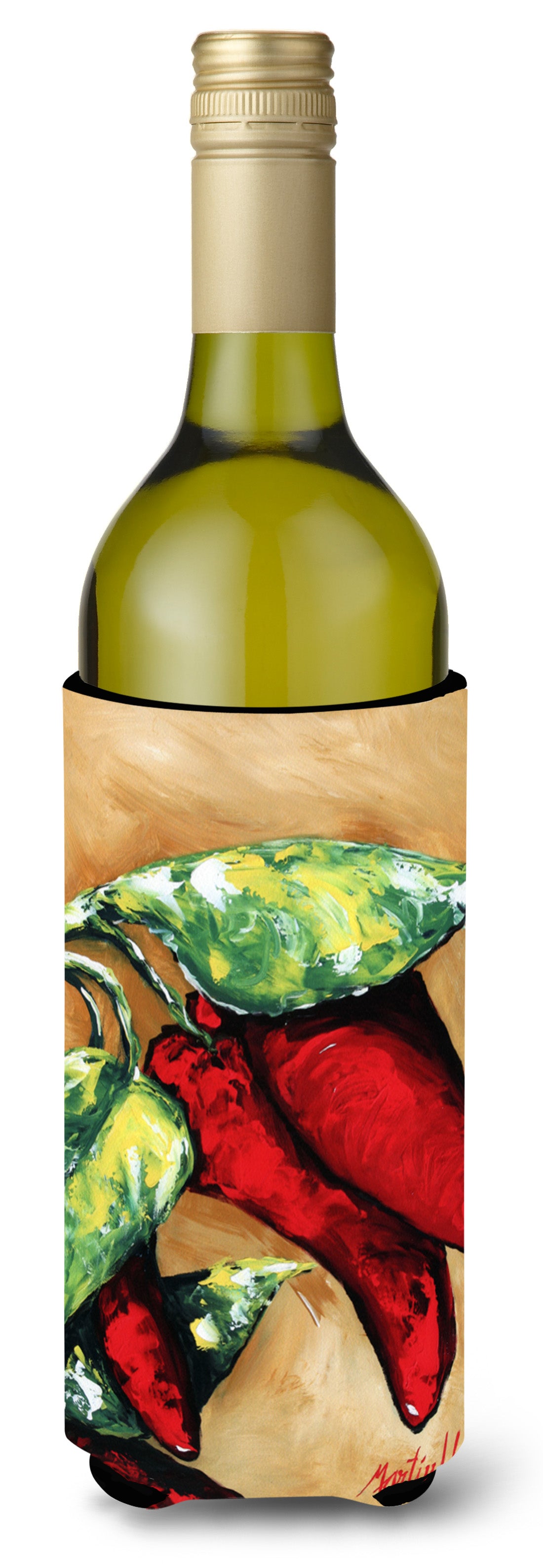 Buy this Hot Peppers Wine Bottle Hugger