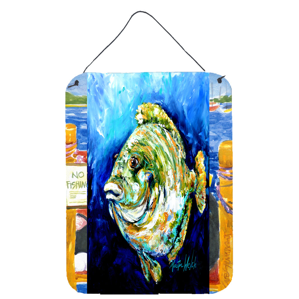 Buy this Lucky Blue Gill Fish Wall or Door Hanging Prints