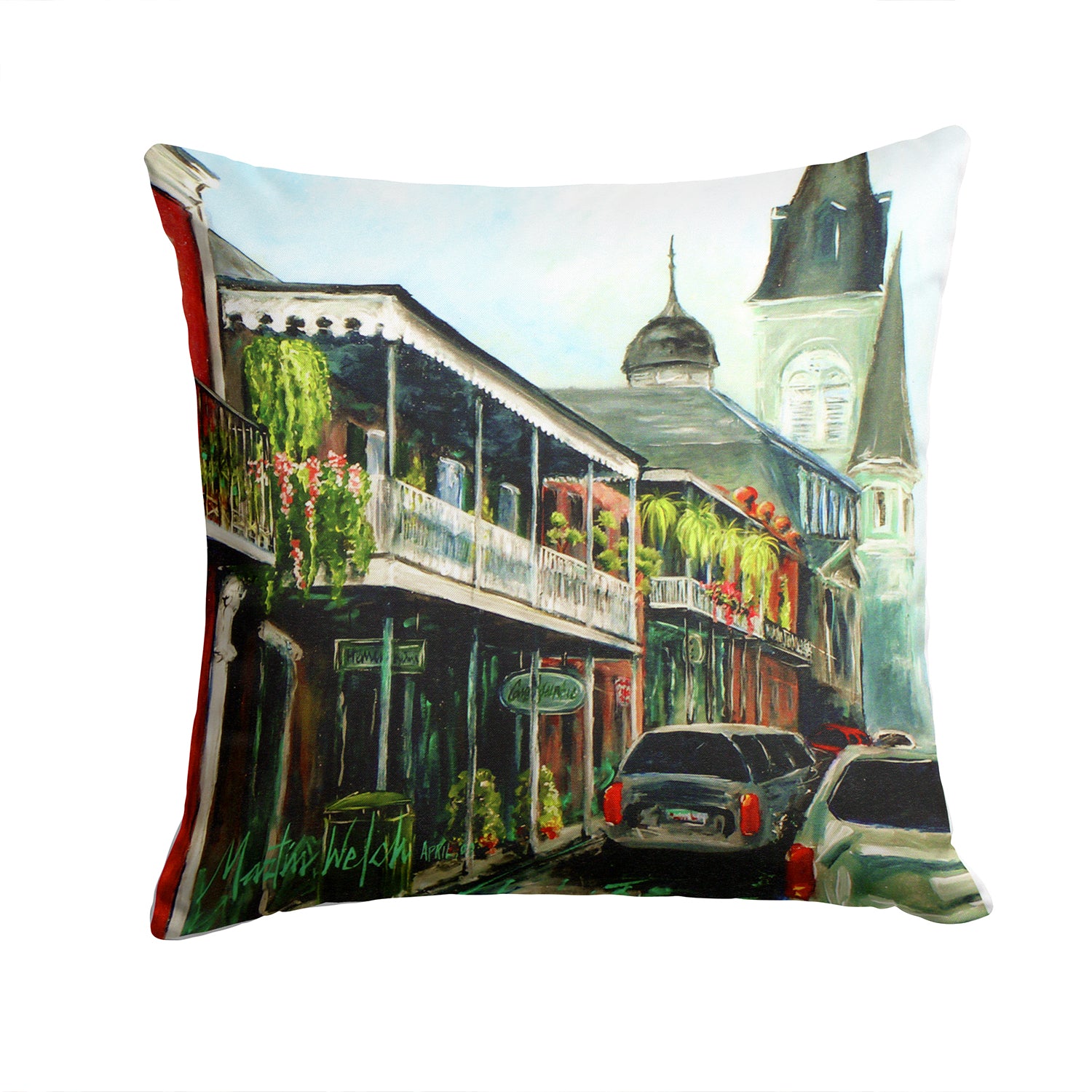 Buy this St Louis Cathedral Fabric Decorative Pillow