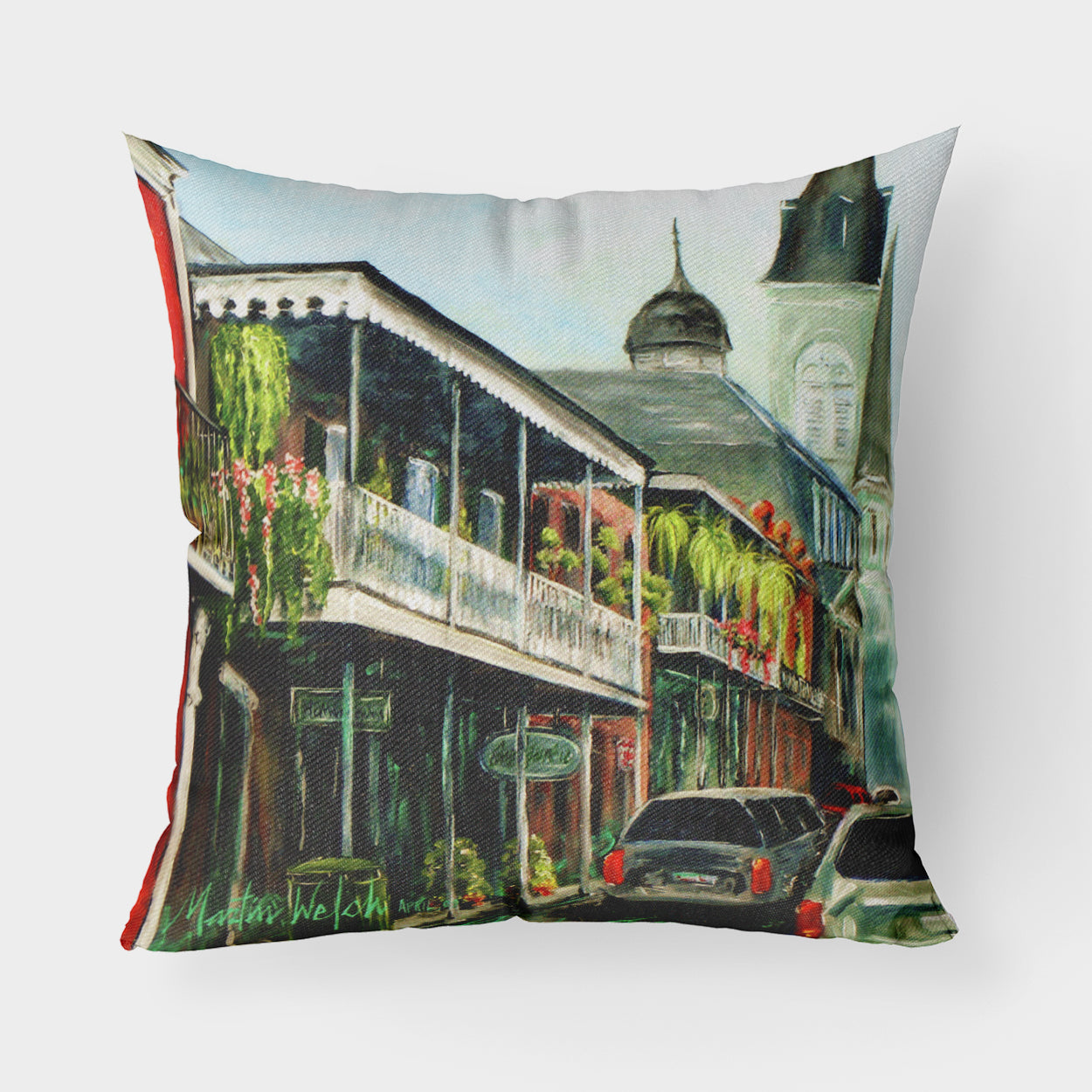Buy this St Louis Cathedral Fabric Decorative Pillow