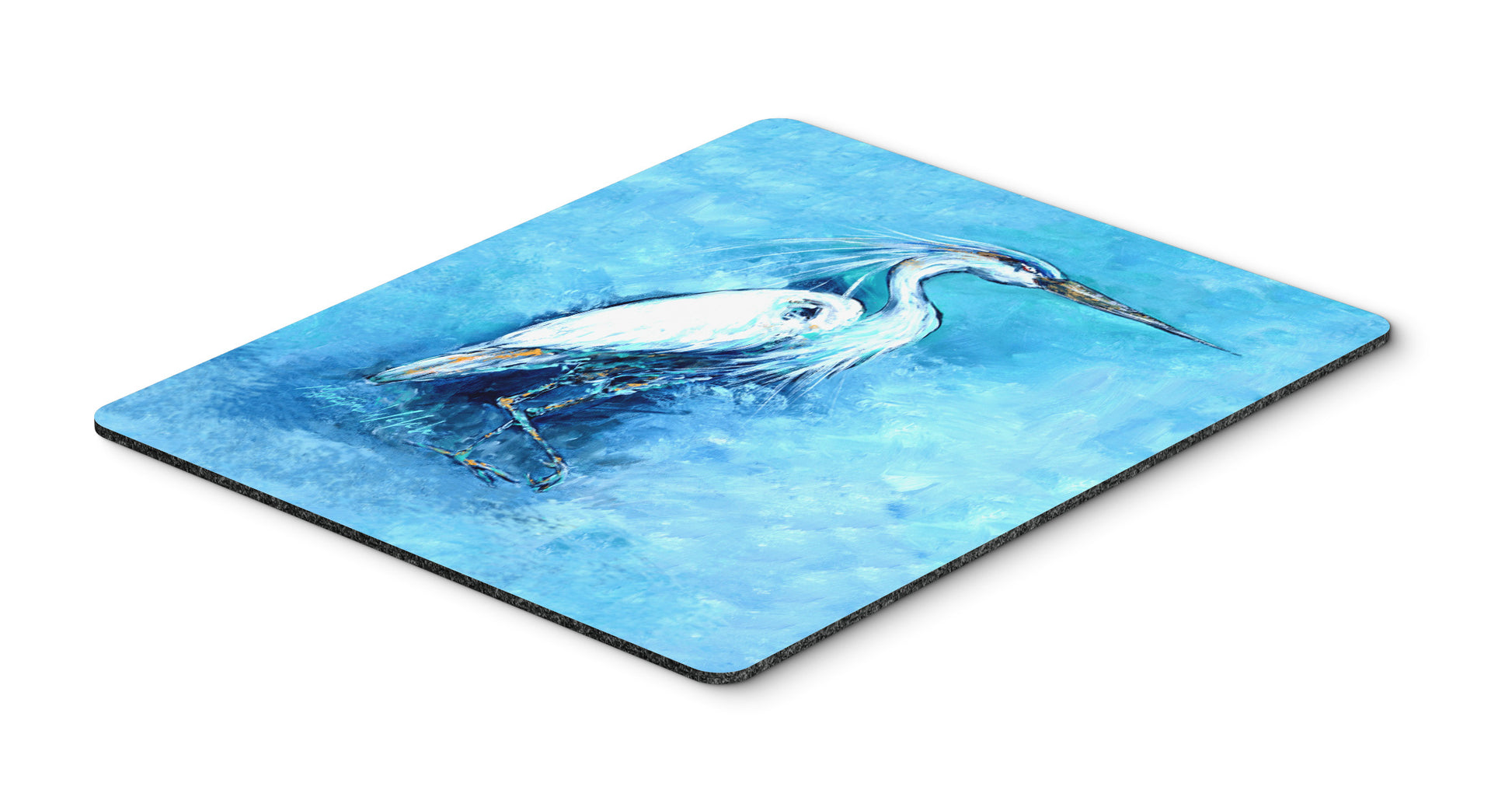 Buy this Standing Gaurd Egret Mouse Pad, Hot Pad or Trivet