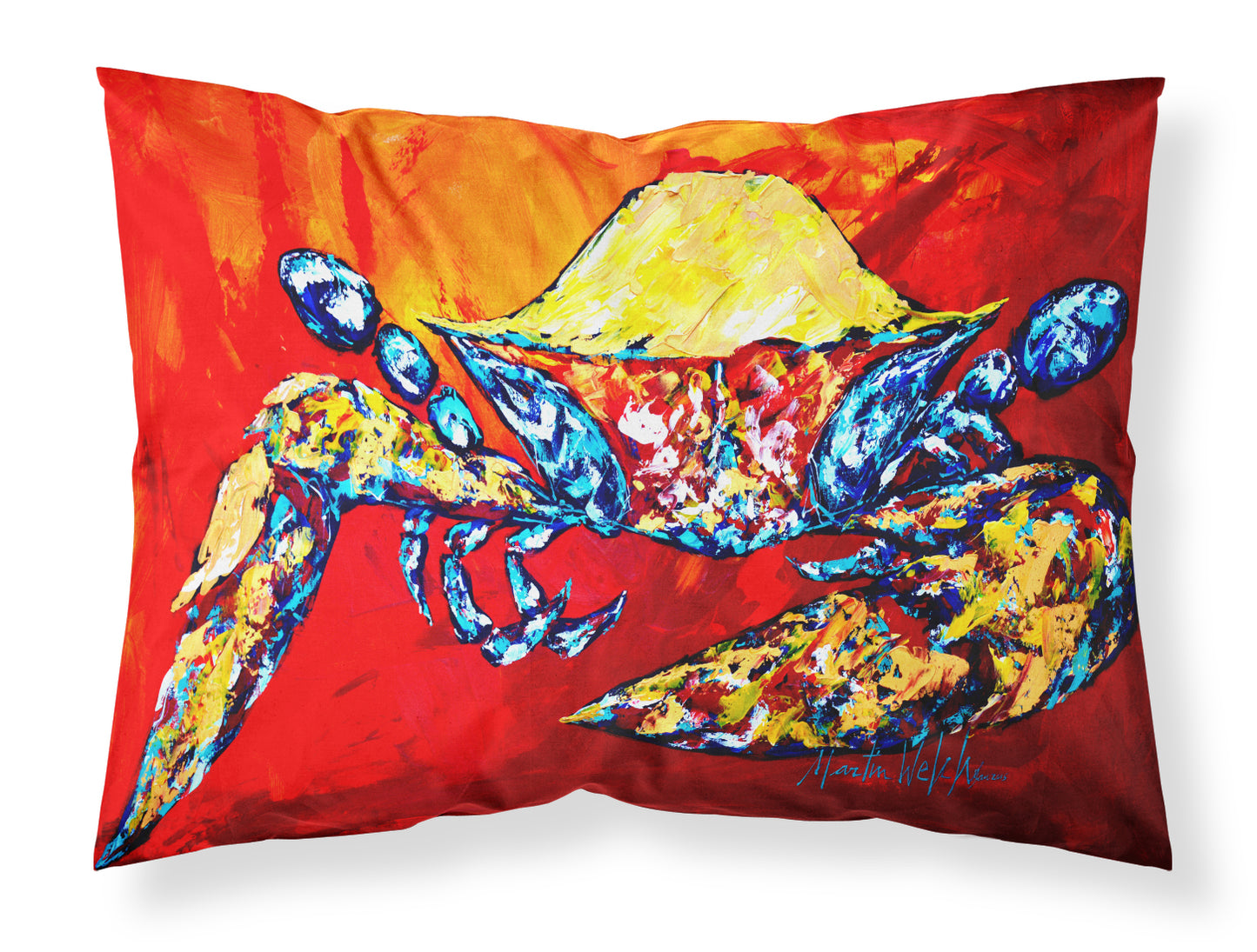 Buy this Bring it on Crab in Red Fabric Standard Pillowcase