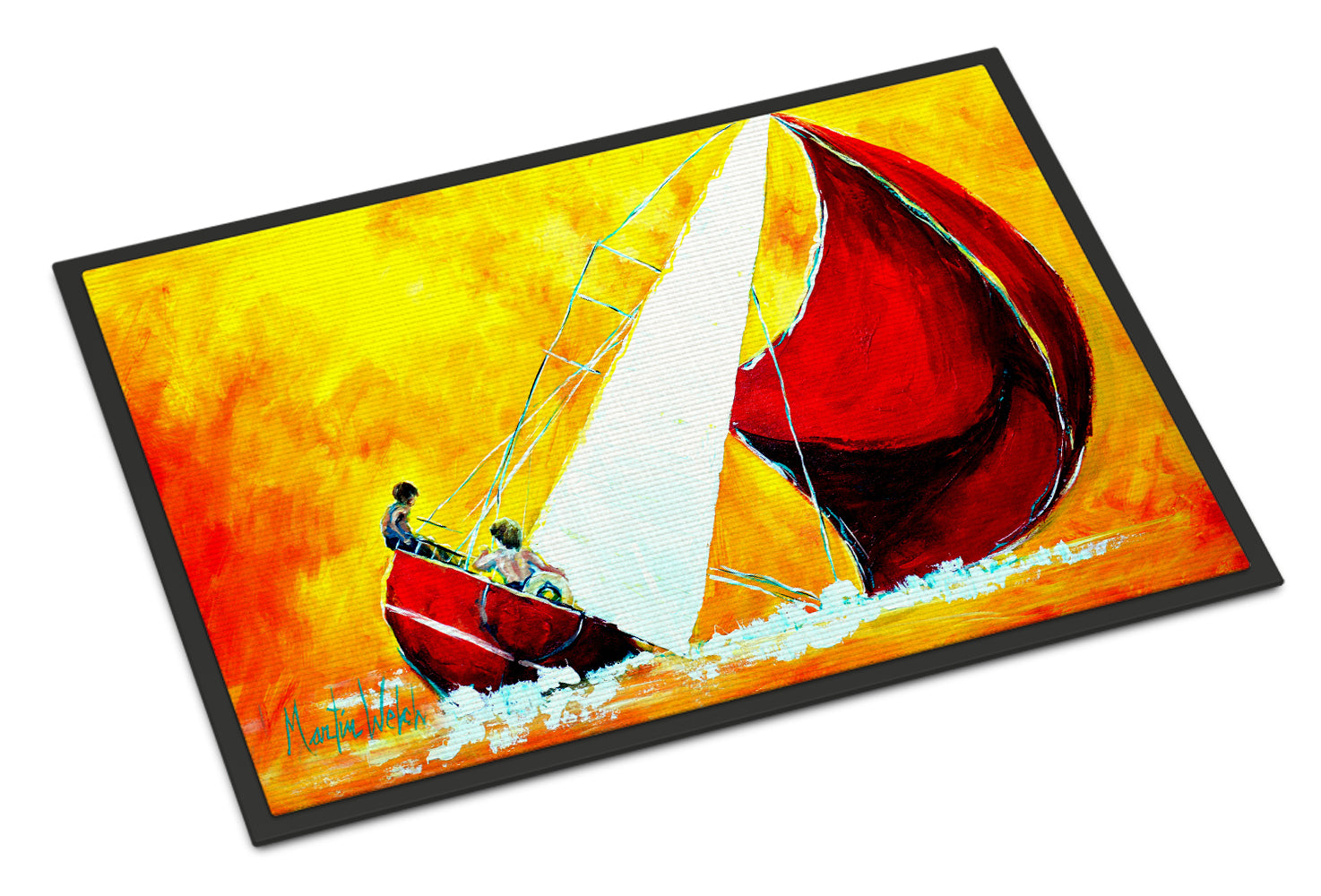 Buy this Sailboat Break Away Indoor or Outdoor Mat 24x36