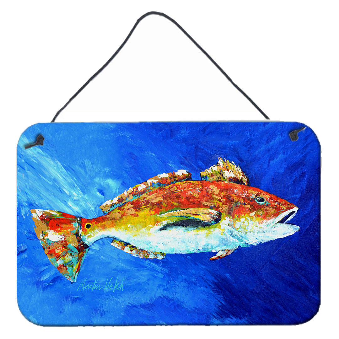 Buy this Red Fish White Spin Wall or Door Hanging Prints