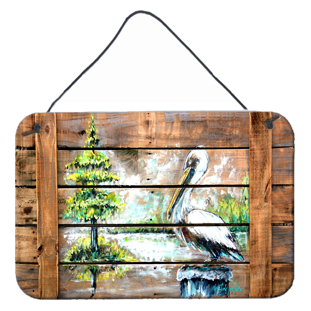 Buy this Summer by the Lake White Pelican Wall or Door Hanging Prints